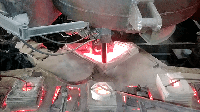 Sistema di riscaldamento a induzione paniera applicato a Hebei Xingtai Iron & Steel