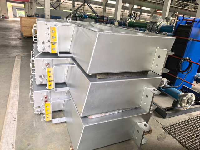 Freno elettromagnetico (EMBR) per fonditrice di bramme nella produzione di acciaio